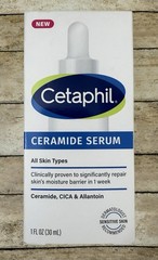 Cetaphil Ceramide Serum Hydrates Repairs Sensitive Skin 1 oz All Skin Types