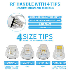 2in1 RF Micro-n-eedle Machine Cold Hammer Anti Scars Spot Wrinkle Removal Beauty