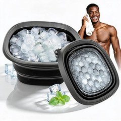 Face Bowl for Ice – Ice Face Plunge Bowl Collapsible, Silicone Facial Tub for…