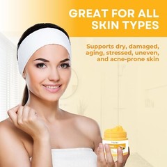 Turmeric Face Cream for Face & Body – All Natural Turmeric Skin Brightening L…