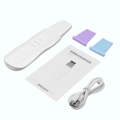 Facial Skin Scrubber Ion Deep Cleansing Peeling Rechargeable Beauty Device