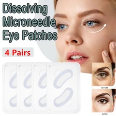 8X Hyaluronic Acid Microneedle Under Eye Patches for Dark Circles & Anti Aging