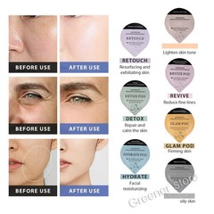 Glam Pod for Aqua Facial Machine CO2 Pods Bubble Skin Care Revive Capsules Gel