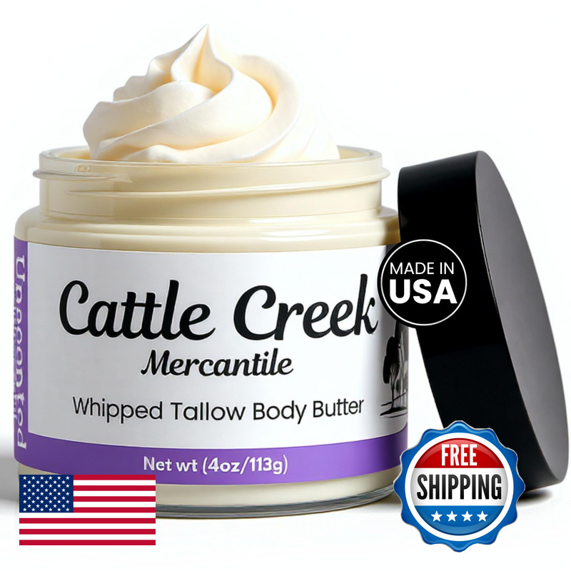 Cattle Creek Mercantile Cattle Creek Whipped Beef Tallow For Skin Face Deeply