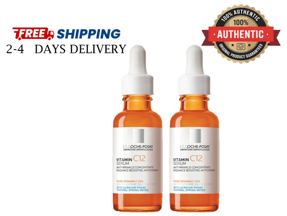 2 PACK La Roche-Posay Pure Vitamin C12 Serum
