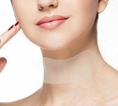2Pcs Reusable Silicone Anti Wrinkle Chest Neck Face Pad Removal Patch Skin Care