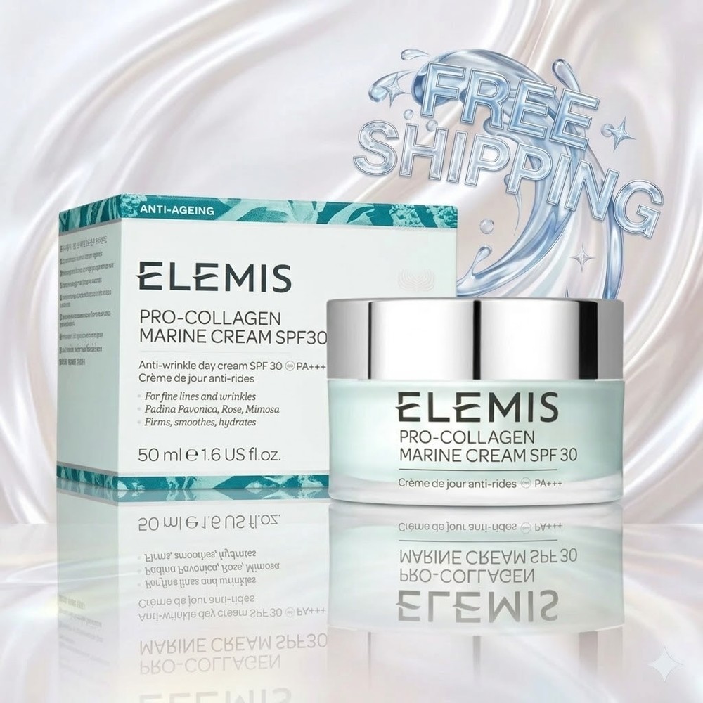 Elemis Pro-Collagen Marine Cream SPF 30 Anti-Aging Moisturizer 1.6 oz New In Box