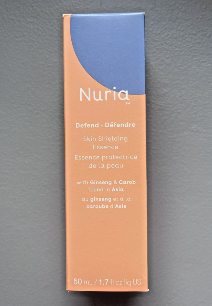 Nuria Defend Skin Shielding Essence Ginseng & Carob New 50ml/1.7 fl.oz NIB