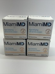 MiamiMD 4 Pack – USA Age Defying Lift & Firm Cream Neck And Face 30ml/1oz Read