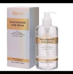 Ashley Shine NIACINAMIDE Pure Serum for Face and Body 520ml 17.5oz Fast Ship US