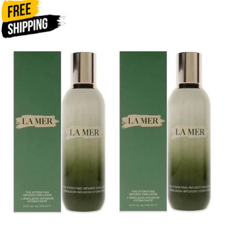 (2X) LA MER The Hydrating Infused Emulsion – 4.2fl. oz / 125ml – New in box
