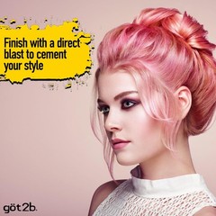 Got2b Glued Blasting Freeze Hairspray, 12 oz, 12 Fl Oz (Pack of 2), yellow