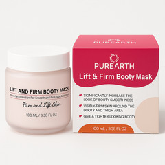 PurEarth B-Tight Lift & Firm Booty Mask Cellulite Reduction 3.38 New