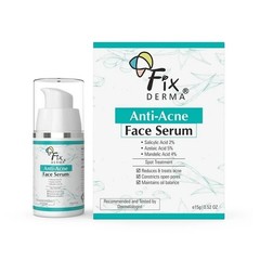 Fixderma 2% Salicylic Acid Serum for Anti Acne & Spot Treatment Oily Skin 15gm