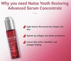 NUTOX Youth Restoring Advanced Serum Concentrate 30ml for Sensitive Skin x2