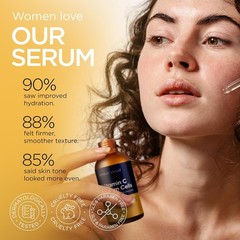 Vitamin C Face Serum Stem Cells Hyaluronic Acid Aloe Vera Vitamin E Anti Aging