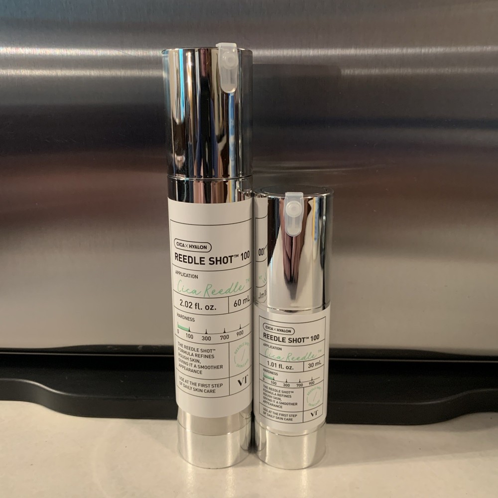 VT COSMETICS CICA Reedle Shot 100 Essence 2. oz + 1 oz Duo Unboxed BB 2028