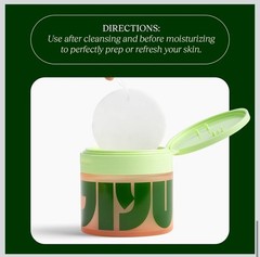 JiYu Korean Skincare Toning Polish Pads Dark Spots Wrinkles Dull Skin Anti Aging
