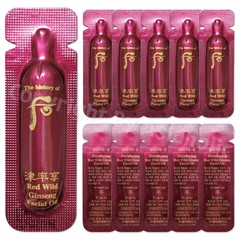 The history of Whoo Red Wild Ginseng Facial Oil 1ml (1pcs ~ 150pcs) Newest Ver