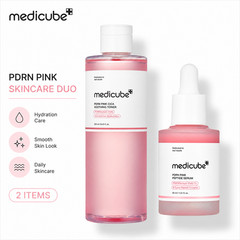 Medicube PDRN Pink Toner & Ampoule 2-Piece Set for Youthful Skin