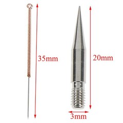 20/40/100pcs Stainless Steel Replacement Thick Tips for Handheld Beauty Machine