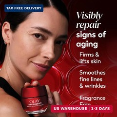 Olay Face Moisturizer, Regenerist Micro-Sculpting Cream for Women, Fragrance-Fre