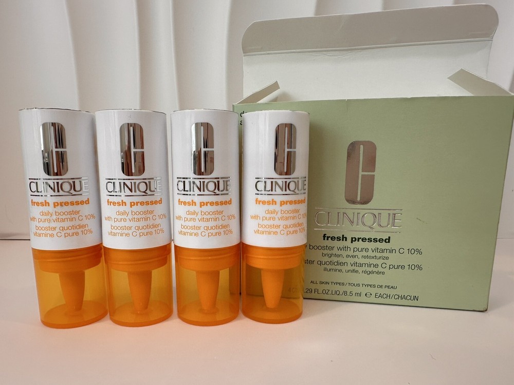 Clinique Fresh Pressed Daily Booster With Pure Vitamin C 10% – Set Of 4 Boosters