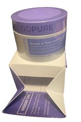 GoPure Sculpt and Tone Arm Cream Firm Tighten Arms 3.4 Oz. Boxed