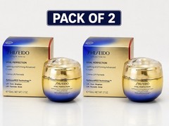 Shiseido Vital Perfection Uplifting Firming ADVANCED Cream 50ml 1.7oz Pack of 2