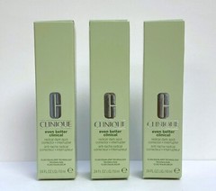 3x Clinique Even Better Clinical Radical Dark Spot Corrector + Interrupter .34oz