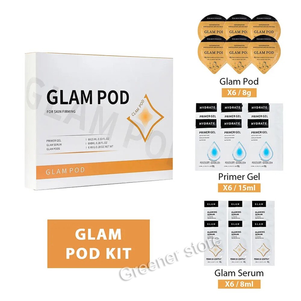 Glam Pod for Aqua Facial Machine CO2 Pods Bubble Skin Care Revive Capsules Gels