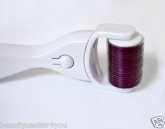 3-In-1 Derma Skin Roller Titanium 180/600/1200 Pins for Acne Wrinkles, Cellulite