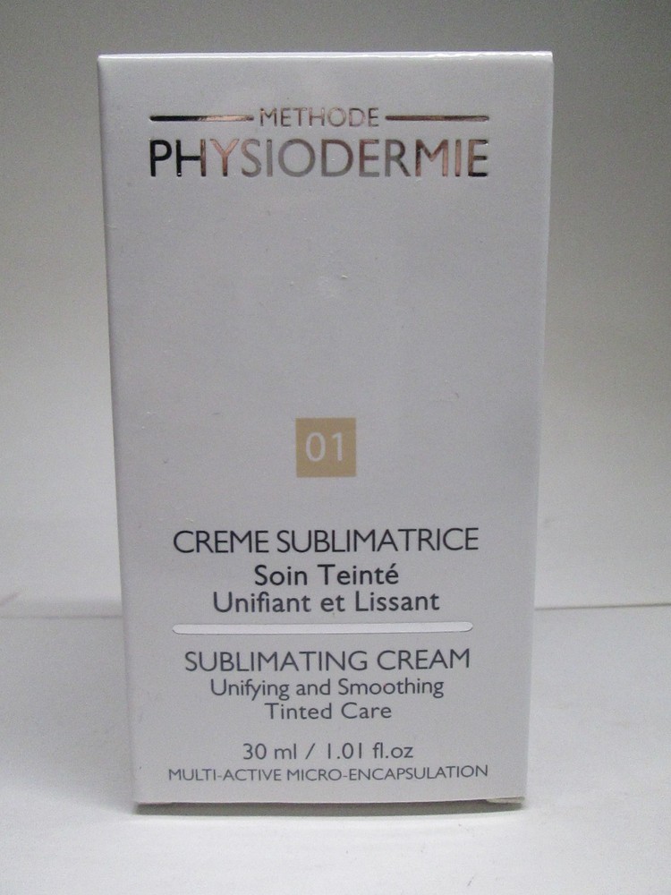 PHYSIODERMIE sublimating cream unifying and smoothing tinted care 01 30ml NEW