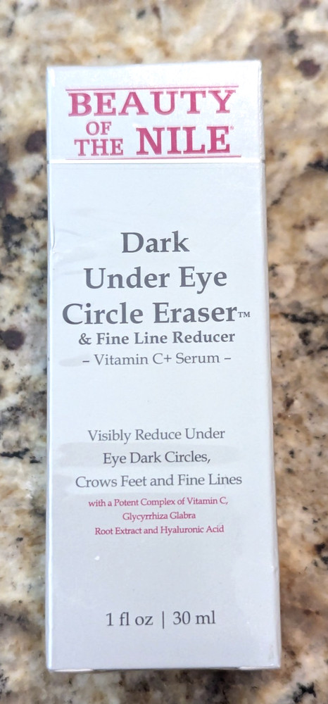 Beauty of the Nile Dark Under Eye Circle Eraser Serum 1 fl oz exp: 04/2026