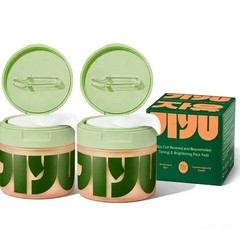 JiYu Toning Pads 2-Pack | Korean Skincare for Dark Spots & Wrinkles – 200 Total
