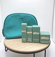 La Mer 5 Piece Skincare Gift Set Lotions – Serum – Cream – Bag NEW