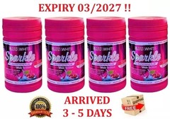4 Jars Phyto Gluta White Sparkle ( Glitter ) L-Glutathione Plus Skin Whitening