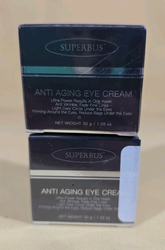 SUPERBUS Anti Aging Eye Cream Dark Spot Remover Anti Wrinkles 2 Pk