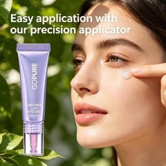 [Go Pure] Quick Lift Eye Gel fresh PRODUCT De-puffs Tightens Lifts 0.34 Ounce NI