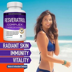 Resveratrol Antioxidant Complex Natural Formula for Overall Wellness Support