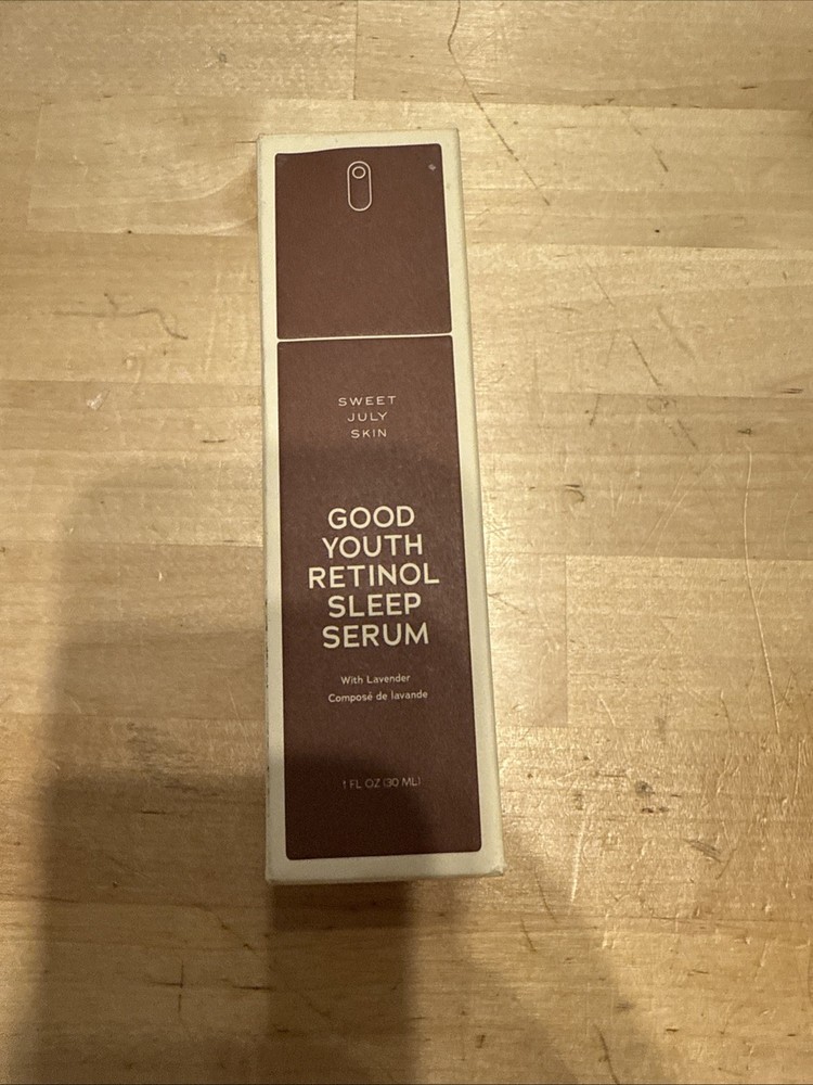 SWEET JULY SKIN Good Youth Retinol Sleep Serum Lavender,Retinol, Lactic Acid NIB