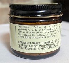 Hearth And Homestead Handmade Whipped Tallow Balm Unscented/Herb-Infused –