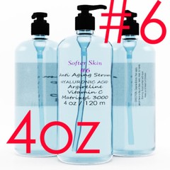 #6 4 OZ 100% Pure Hyaluronic Acid with Vitamin C Argireline & Matrixyl 3000