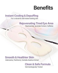 Aura Quartz Hydrogel Eye Zone Mask 5ea (9g*5) – Lavender Mask for Entire Eye …