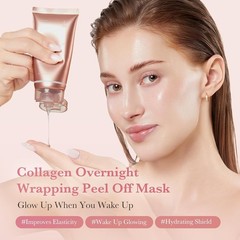 medicube Wrapping Mask Collagen Overnight Peel Off Facial Mask | Elasticity & Hy