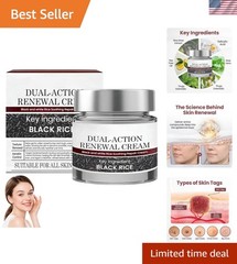 Daily Use Hydrating Renewal Cream with Black Rice – Gel for Smoother Skin