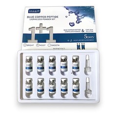 Blue Copper Peptide Serum Set – Anti Wrinkle, lift, Firm & Brightening 5+5 set
