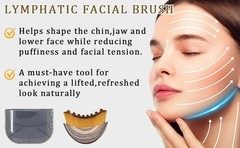 New Lymphatic Contour Face Brush, Lymphatic Drainage Massager for Face,Ergono…