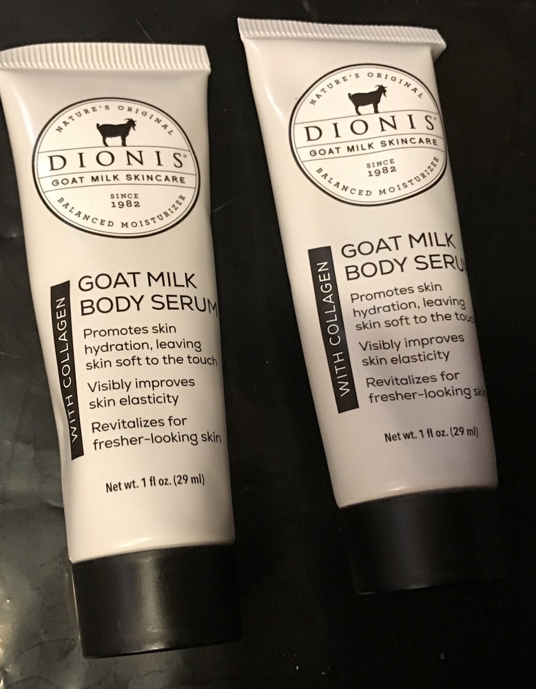 Dionis : Goat Milk Body Serum w/ Collagen – LOT OF TWO 2 x 1.0 FL. OZ.