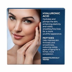 • HYALURONIC ACID with PEPTIDES • Anti-aging • Brightening Day Cream • Face &
